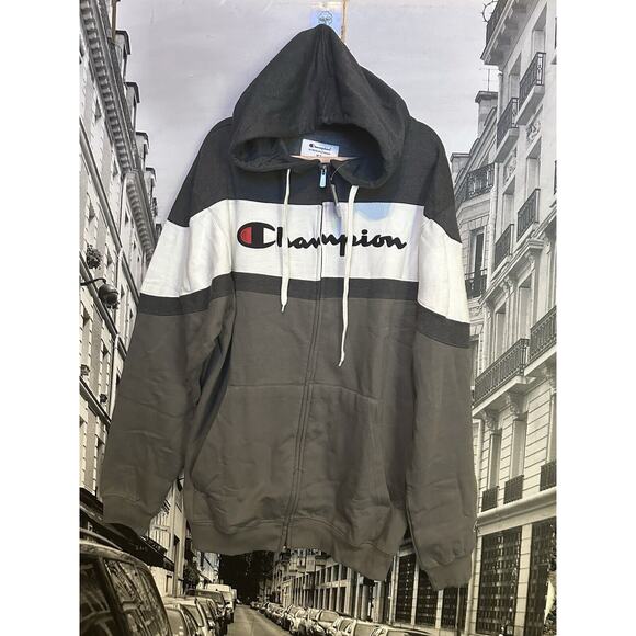 Champion Men's Big & Tall Color Block Hoodie NWT Size XLT - Picture 3 of 8